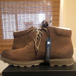 SOREL Men's Madson Chukka WP Sneaker Boot — Waterproof Suede Boot in Tabacco